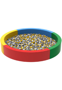 Басейн сухий круглий 250 см HOP-HOP